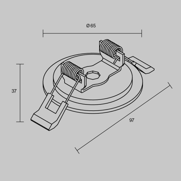 Комплектующие для трековой системы Technical TRA233RCB-B