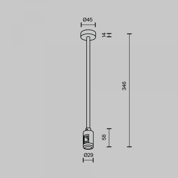 Комплектующие для трековой системы Technical TRA158C-B1-B