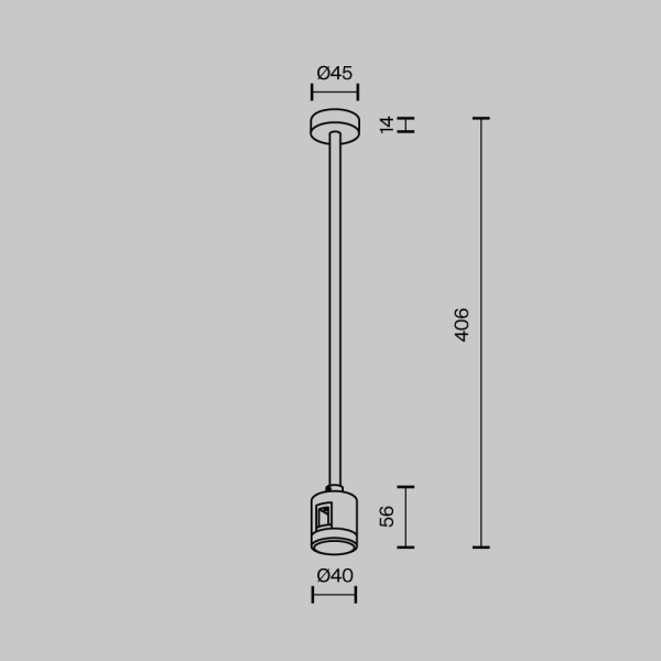 Комплектующие для трековой системы Technical TRA158C-IPCL1-PT
