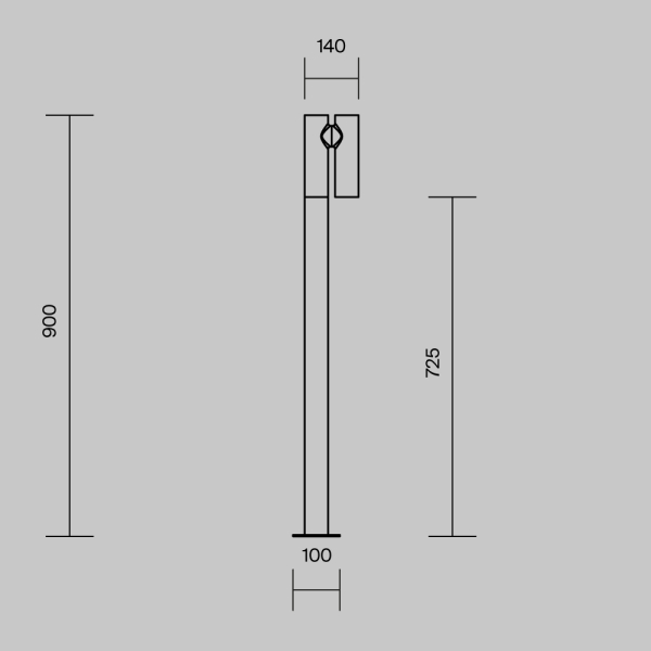 Ландшафтный светильник Outdoor O494FL-L10B3K Ландшафтный светильник Outdoor O494FL-L10B3K