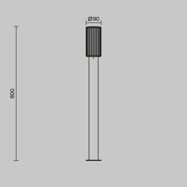 Ландшафтный светильник Outdoor O502FL-01B1