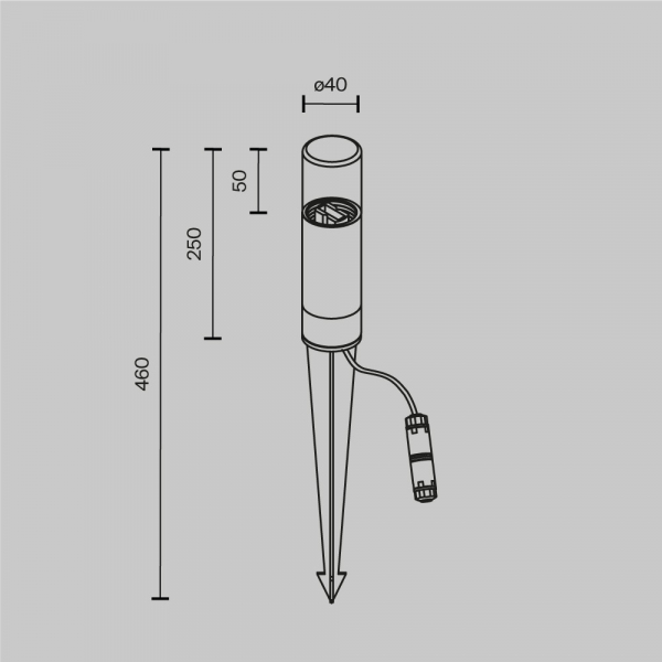 Ландшафтный светильник Outdoor O437FL-01GF1