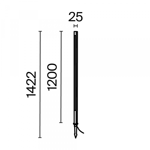 Ландшафтный светильник Outdoor O440FL-L18GF3K