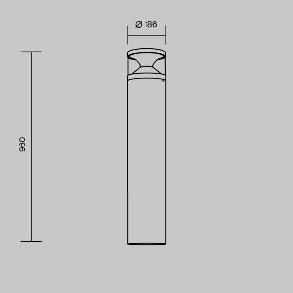 Ландшафтный светильник Outdoor O496FL-L21B3K2 Ландшафтный светильник Outdoor O496FL-L21B3K2