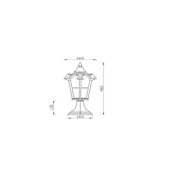 Ландшафтный светильник Outdoor O413FL-01BZ Ландшафтный светильник Outdoor O413FL-01BZ