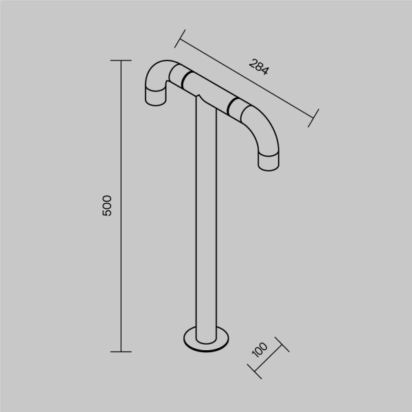 Ландшафтный светильник Outdoor O477FL-L4GF3K Ландшафтный светильник Outdoor O477FL-L4GF3K