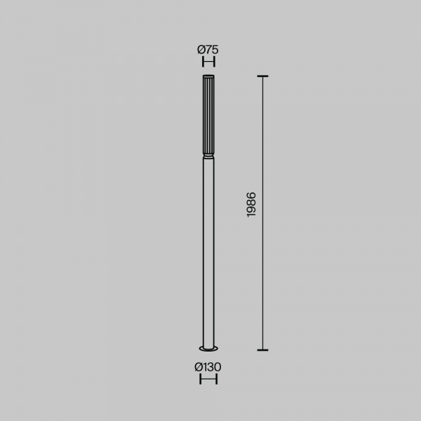 Ландшафтный светильник Outdoor O593FL-L20BR3K