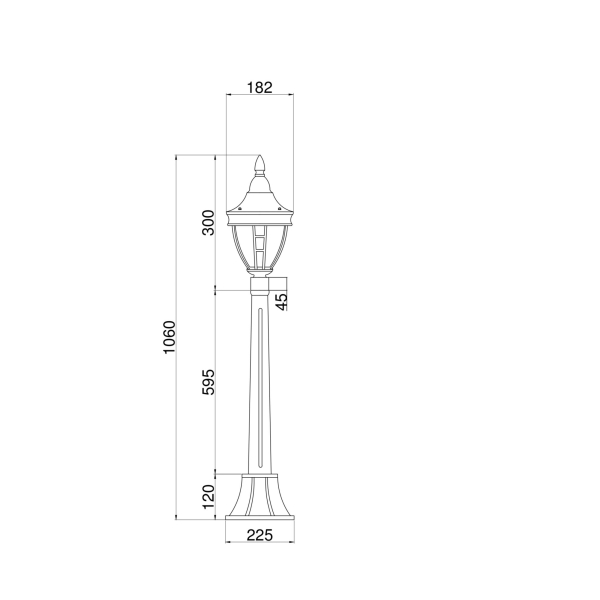 Ландшафтный светильник Outdoor O026FL-01B Ландшафтный светильник Outdoor O026FL-01B