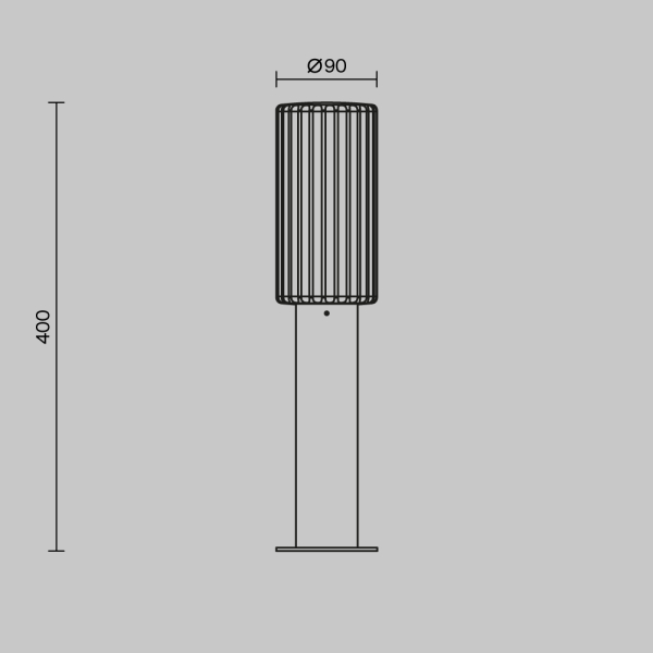 Ландшафтный светильник Outdoor O502FL-01B