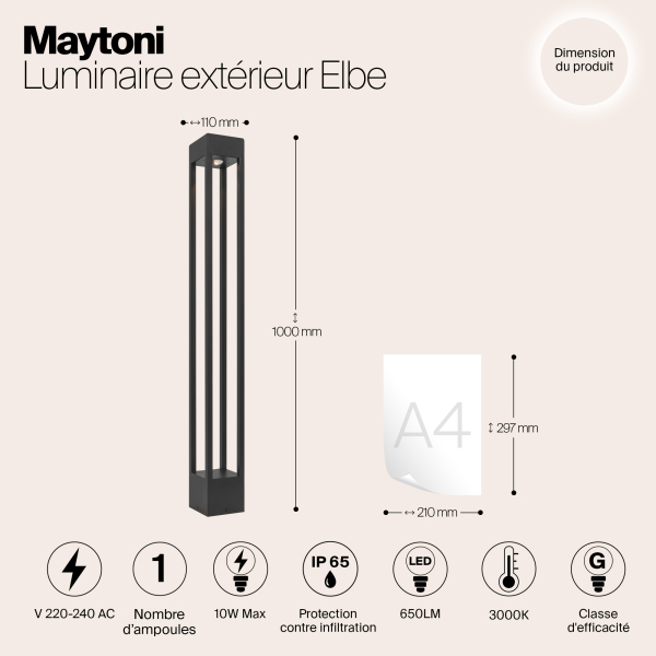 Ландшафтный светильник Outdoor O424FL-L10GF Ландшафтный светильник Outdoor O424FL-L10GF