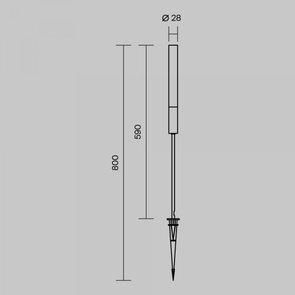 Ландшафтный светильник Outdoor O487FL-L3GF3K