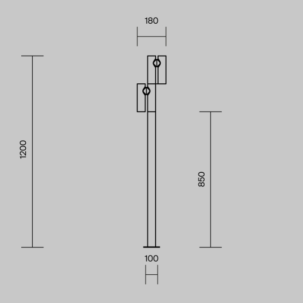 Ландшафтный светильник Outdoor O494FL-L20B3K Ландшафтный светильник Outdoor O494FL-L20B3K