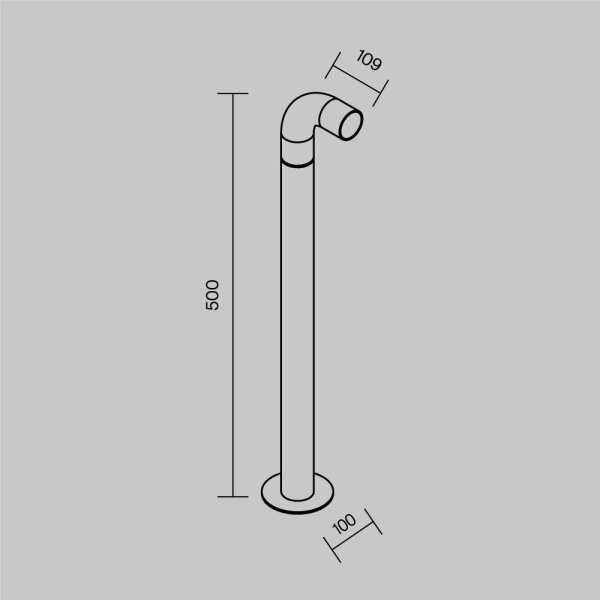 Ландшафтный светильник Outdoor O477FL-L2GF3K Ландшафтный светильник Outdoor O477FL-L2GF3K