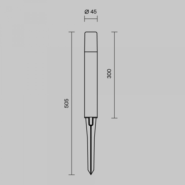 Ландшафтный светильник Outdoor O416FL-L3B3K1