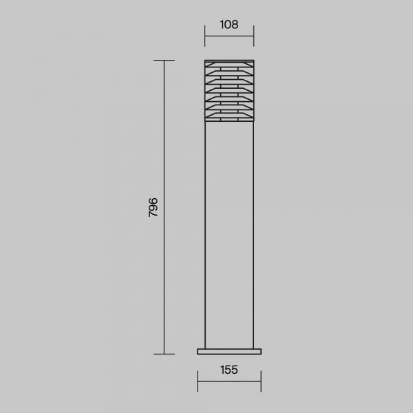 Ландшафтный светильник Outdoor O576FL-01GR1