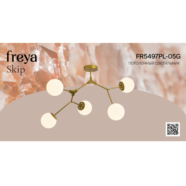 Люстра Freya FR5497PL-05G