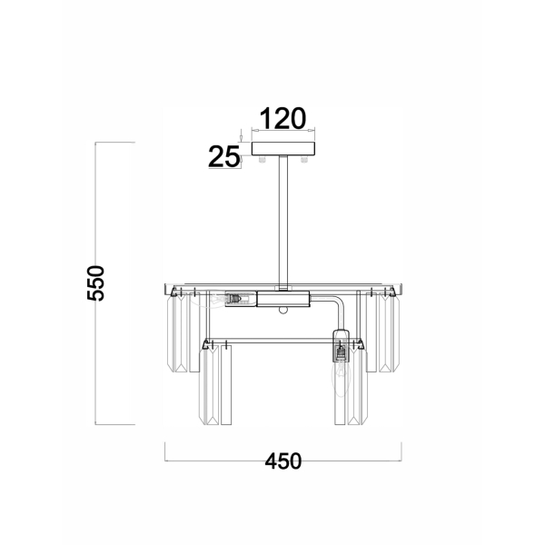 Люстра Freya FR11001PL-08CH Люстра Freya FR11001PL-08CH
