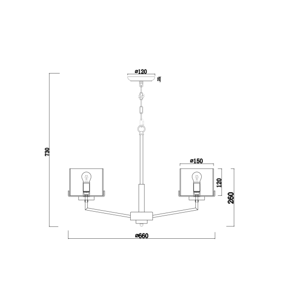 Люстра Freya FR5096PL-05CH Люстра Freya FR5096PL-05CH