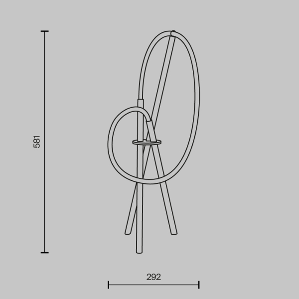 Настольный светильник Maytoni MOD369TL-L15BS3K