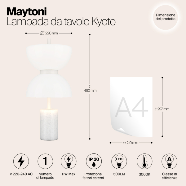 Настольный светильник Maytoni MOD178TL-L11W3K Настольный светильник Maytoni MOD178TL-L11W3K