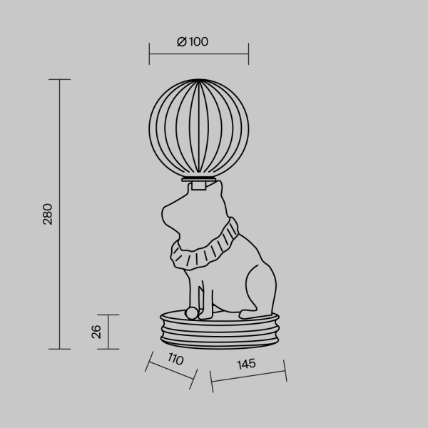 Настольный светильник Maytoni MOD477TL-L5W3K