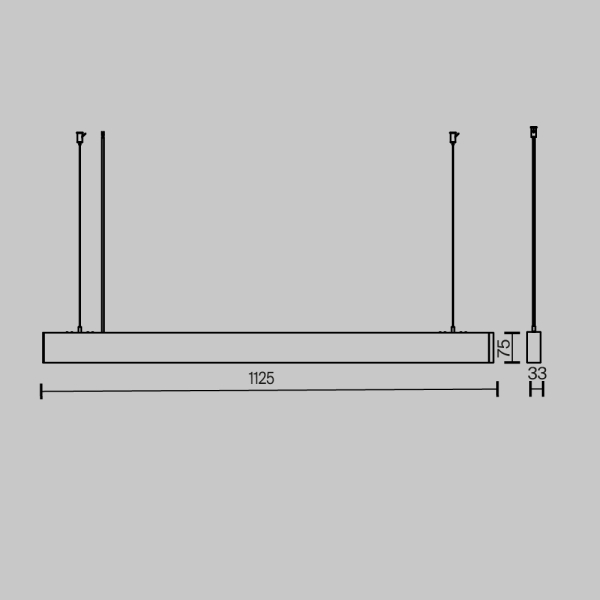 Подвесной светильник Technical P051PL-36W2.7-6K-B Подвесной светильник Technical P051PL-36W2.7-6K-B