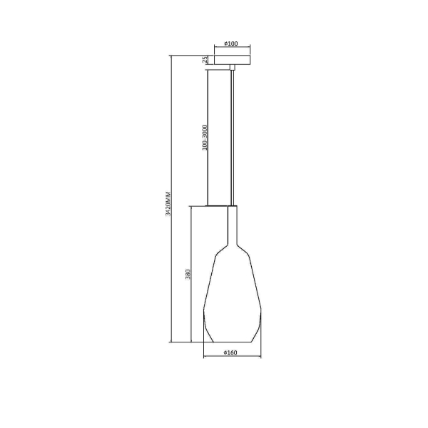 Подвесной светильник Maytoni MOD271PL-01B9 Подвесной светильник Maytoni MOD271PL-01B9