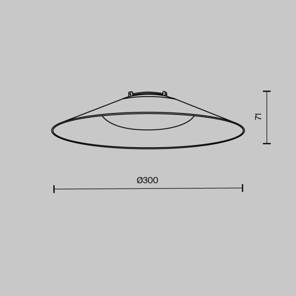 Подвесной светильник Technical TR127B-12W4K-W Подвесной светильник Technical TR127B-12W4K-W