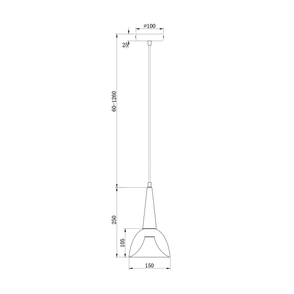 Подвесной светильник Freya FR8009PL-01GB