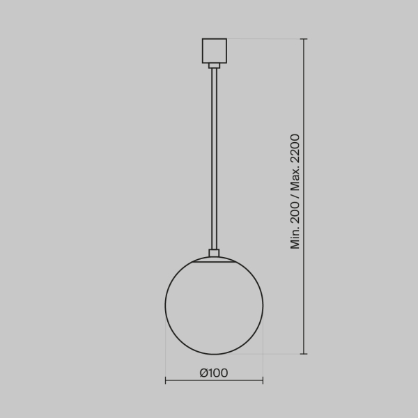 Подвесной светильник Technical P039PL-5W3K-10-B Подвесной светильник Technical P039PL-5W3K-10-B