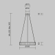 Подвесной светильник Maytoni MOD517PL-L30BS3K