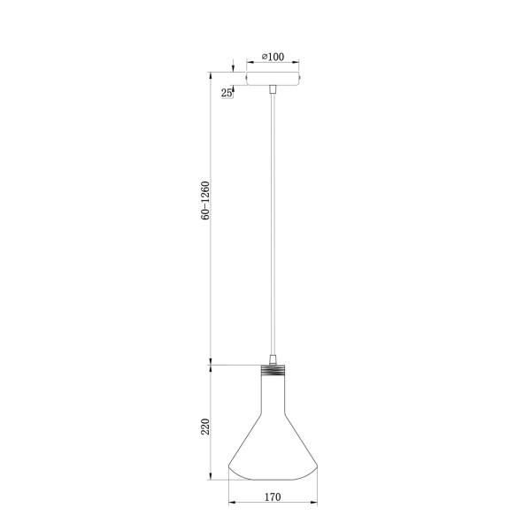 Подвесной светильник Freya FR8010PL-01GB Подвесной светильник Freya FR8010PL-01GB