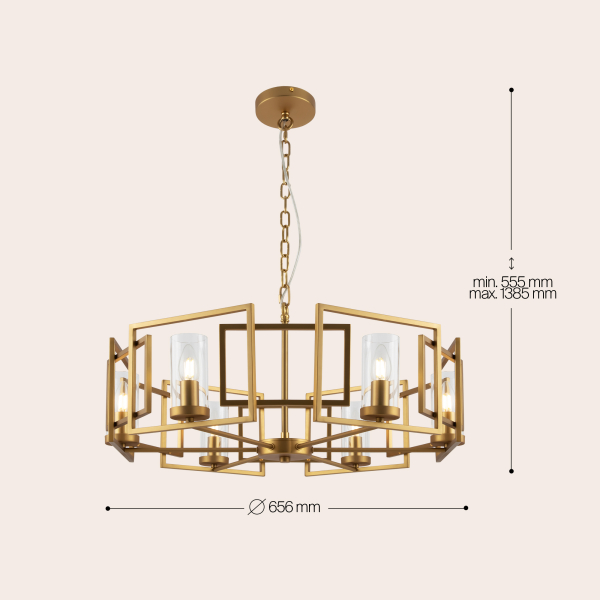 Подвесной светильник Maytoni H009PL-06G Подвесной светильник Maytoni H009PL-06G