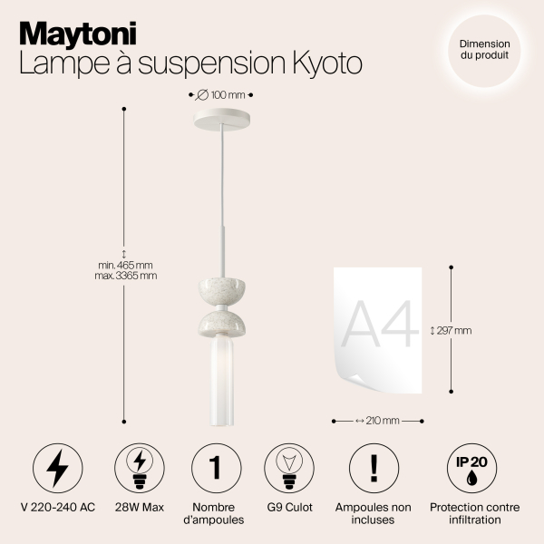 Подвесной светильник Maytoni MOD178PL-01W Подвесной светильник Maytoni MOD178PL-01W