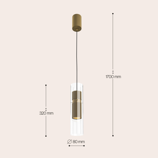 Подвесной светильник Maytoni MOD326PL-01MG Подвесной светильник Maytoni MOD326PL-01MG