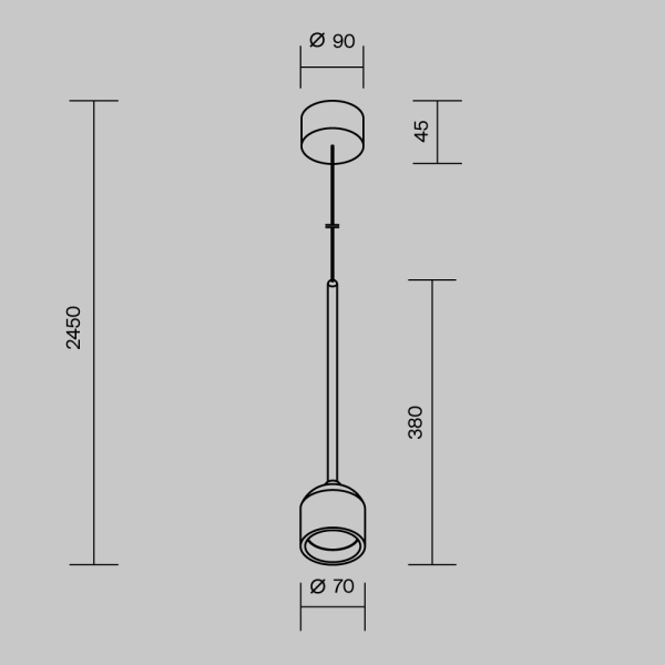 Подвесной светильник Outdoor O491PL-L6B3K Подвесной светильник Outdoor O491PL-L6B3K