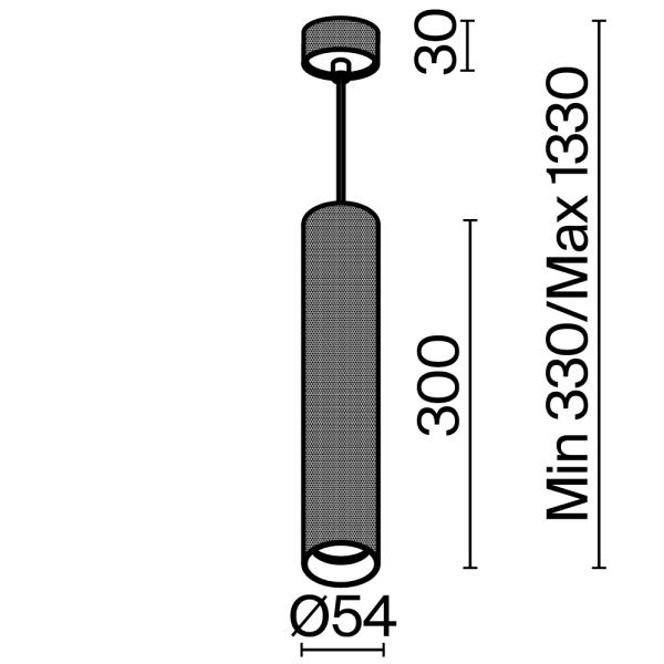 Подвесной светильник Technical P082PL-GU10-W Подвесной светильник Technical P082PL-GU10-W