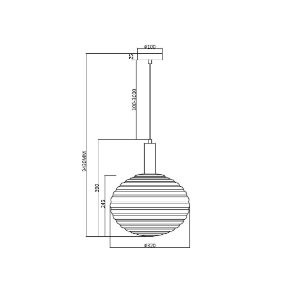 Подвесной светильник Maytoni MOD268PL-01G Подвесной светильник Maytoni MOD268PL-01G