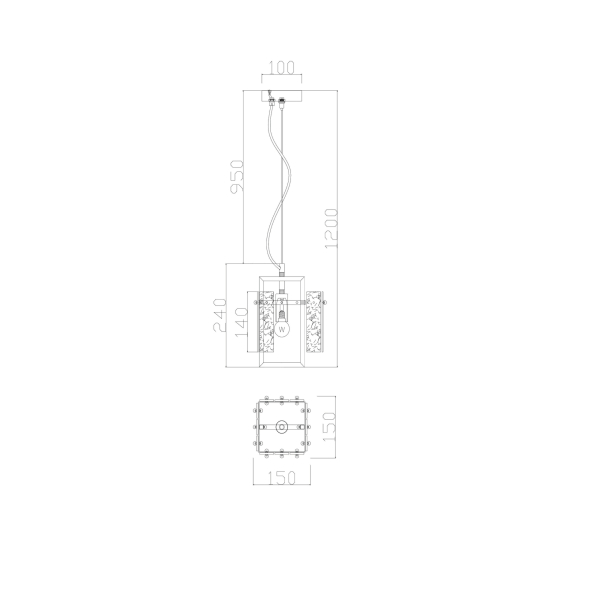 Подвесной светильник Freya FR5166PL-01BS Подвесной светильник Freya FR5166PL-01BS