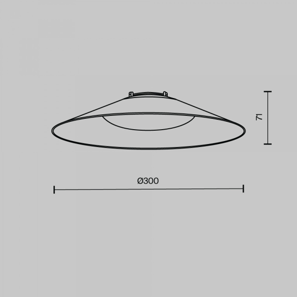 Подвесной светильник Technical TR127B-12W3K-B