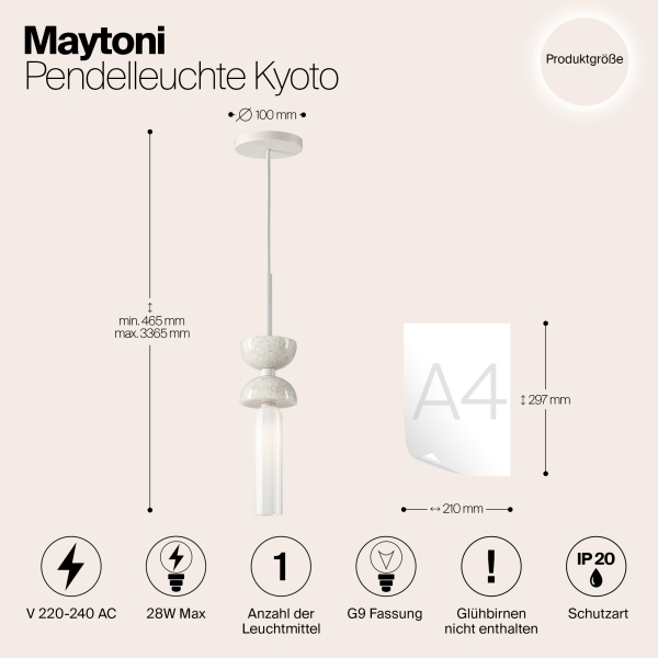 Подвесной светильник Maytoni MOD178PL-01W Подвесной светильник Maytoni MOD178PL-01W