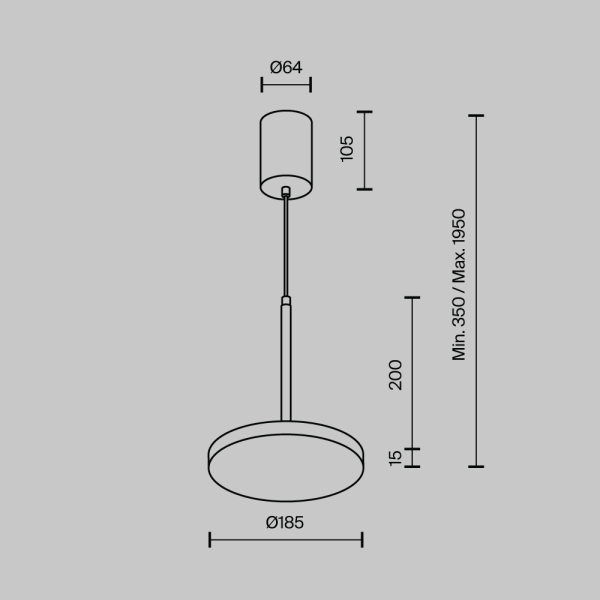 Подвесной светильник Technical P076PL-L12W4K-W Подвесной светильник Technical P076PL-L12W4K-W