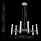 Подвесной светильник Maytoni MOD031PL-12B