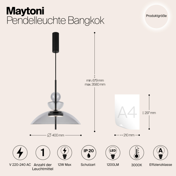 Подвесной светильник Maytoni MOD185PL-L11B3K3 Подвесной светильник Maytoni MOD185PL-L11B3K3