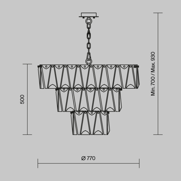Подвесной светильник Maytoni MOD043PL-18CH Подвесной светильник Maytoni MOD043PL-18CH
