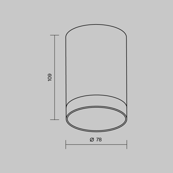 Потолочный светильник Outdoor O500CL-L10B3K Потолочный светильник Outdoor O500CL-L10B3K