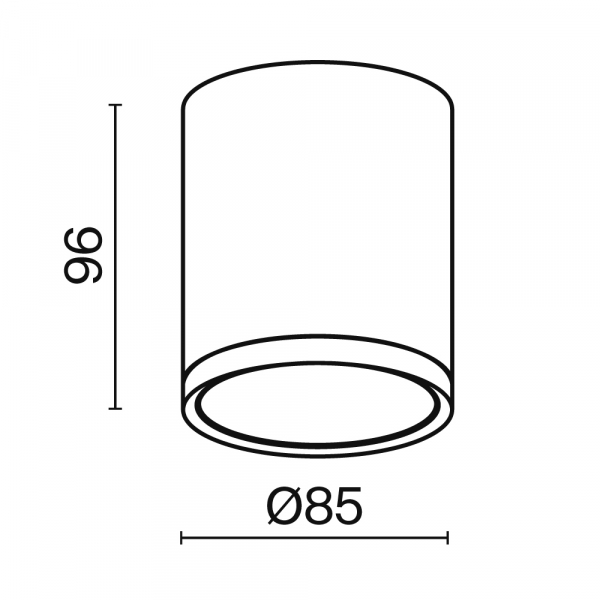 Потолочный светильник Technical C086CM-GX53-MRD-BG