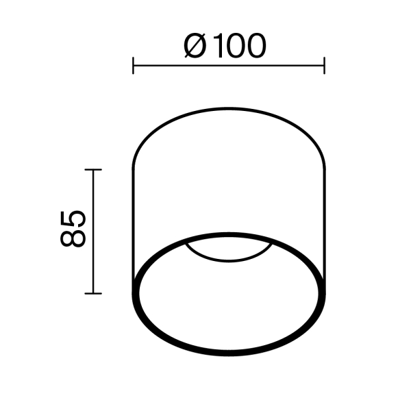 Потолочный светильник Technical C064CL-01-15W3K-D-RD-B Потолочный светильник Technical C064CL-01-15W3K-D-RD-B