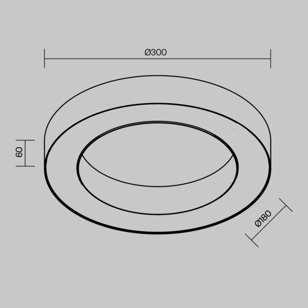 Потолочный светильник Technical C093CL-24W4K-W Потолочный светильник Technical C093CL-24W4K-W