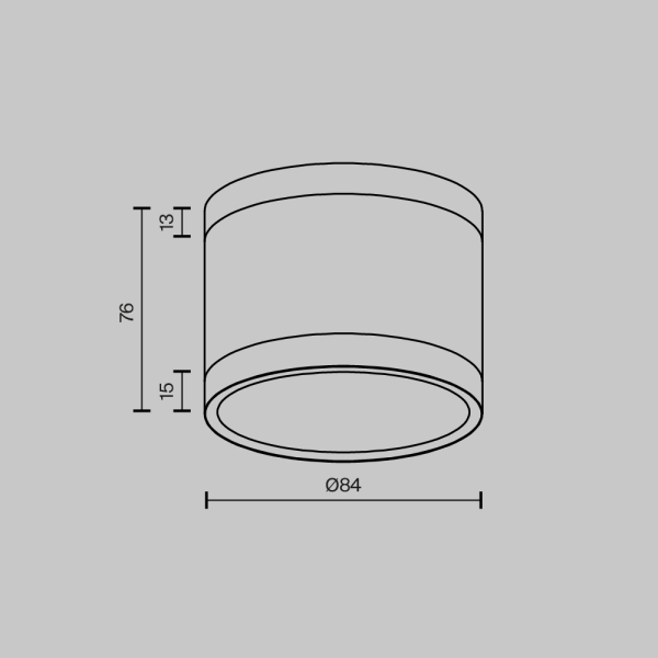 Потолочный светильник Technical C120CL-GX53-W Потолочный светильник Technical C120CL-GX53-W